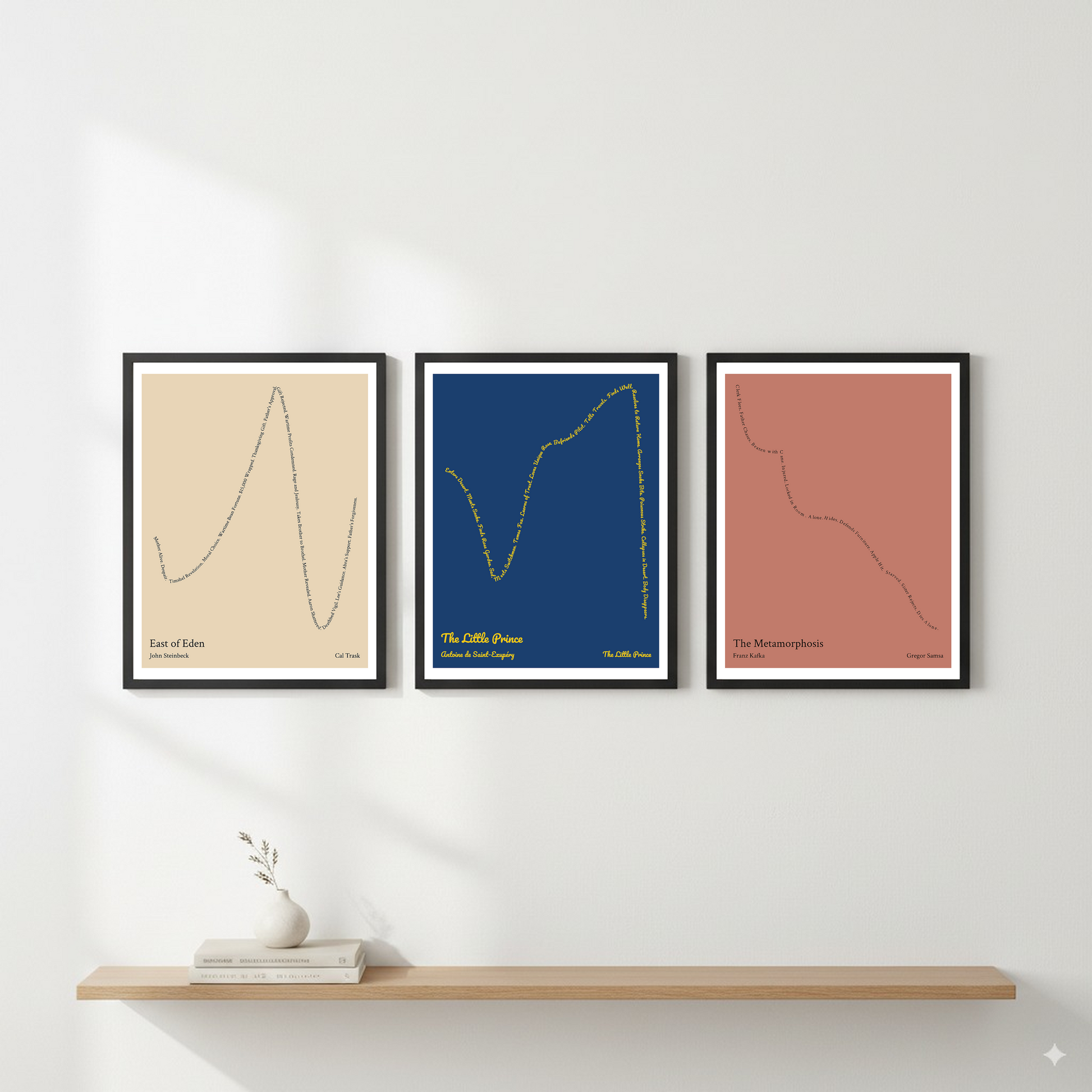 The Little Prince — The Little Prince — Antoine de Saint-Exupéry | ↓ ↑↑ ↓↓ — Oedipus | Gallery Wall — Frame